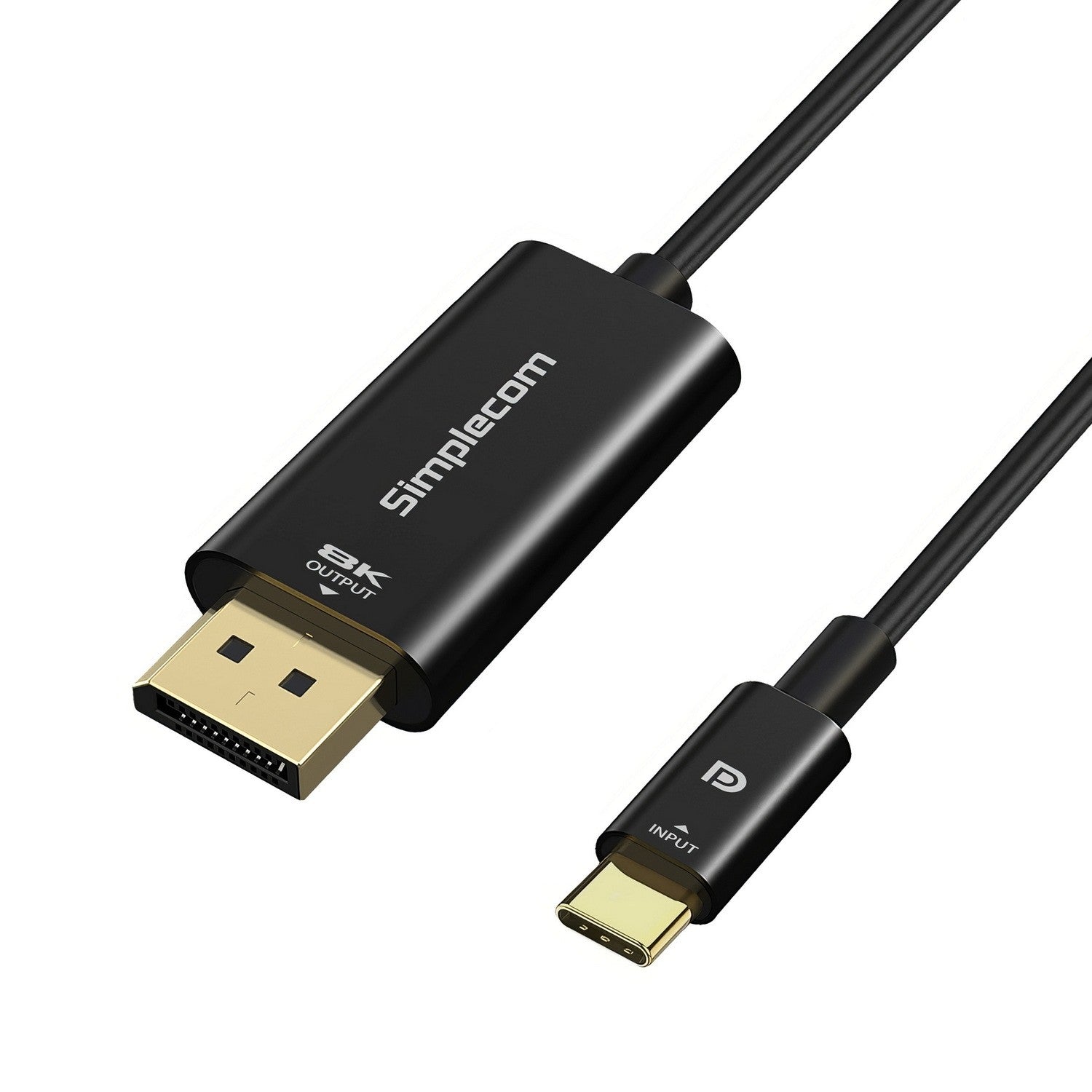 Simplecom DA323 USB-C to DisplayPort Cable DP1.4 8K@60Hz 2M Simplecom DA323 USB-C to DisplayPort Cable DP1.4 8K@60Hz 2M